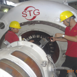某電廠氣輪電機(jī)振動(dòng)故障處理