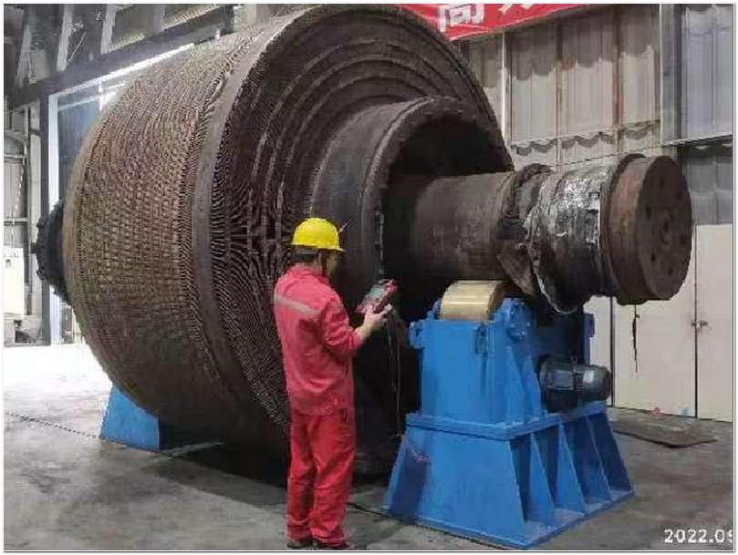 哈電集團(tuán)280T轉(zhuǎn)子定子大修前照片