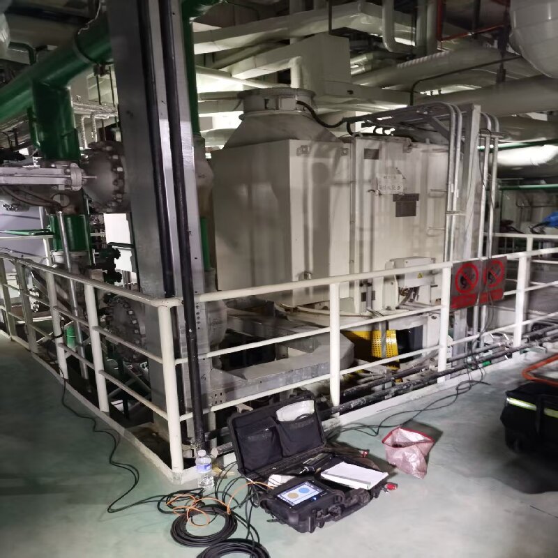 某熱能電廠1300KW現(xiàn)場調(diào)試振動